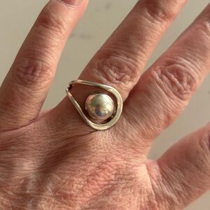 Vintage Mexican ball ring